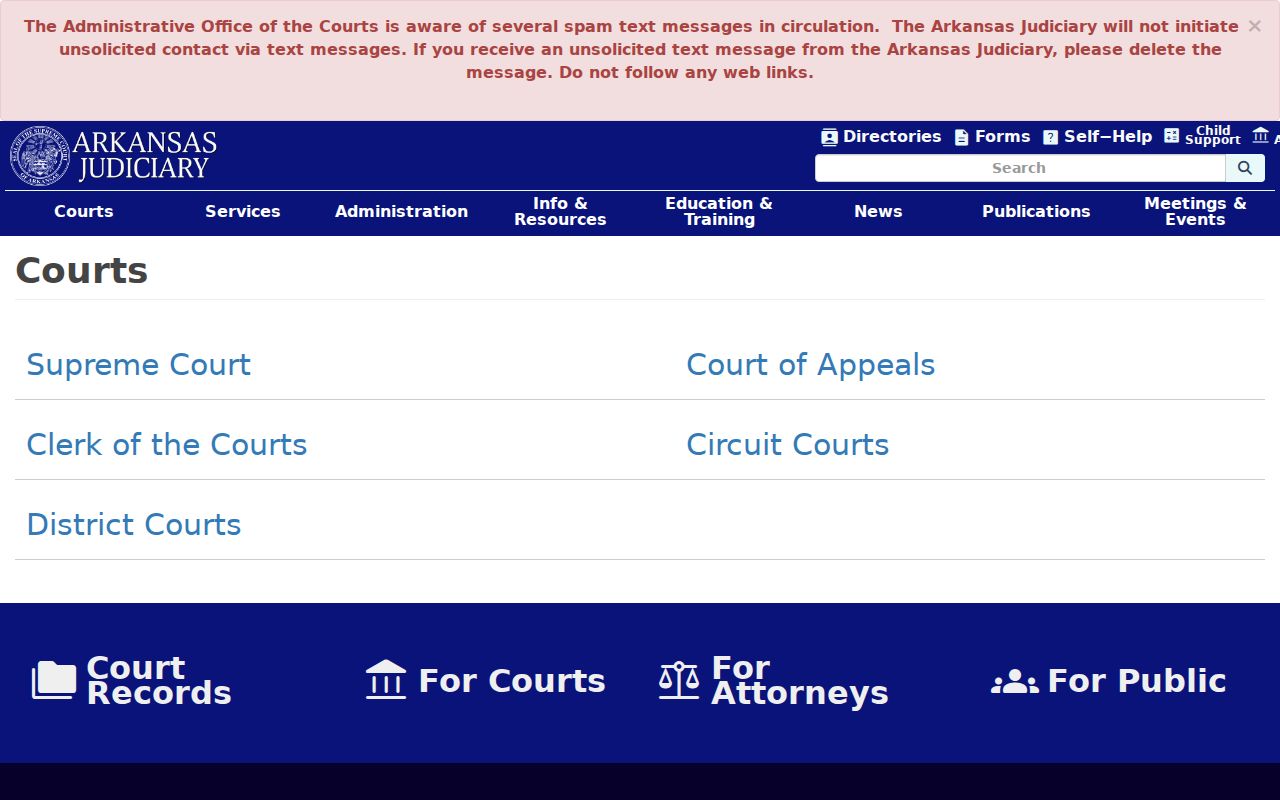 Cleveland County court docket Arkansas court structure